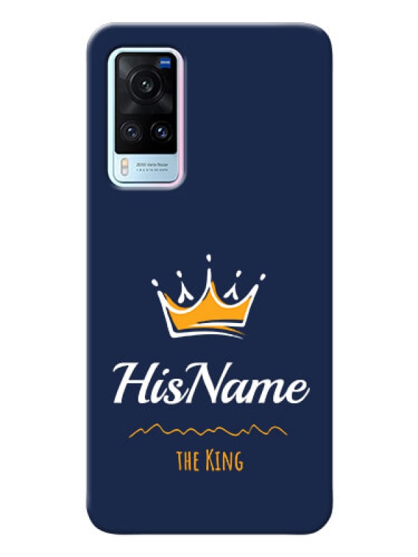 Custom Vivo X60 5G King Phone Case with Name