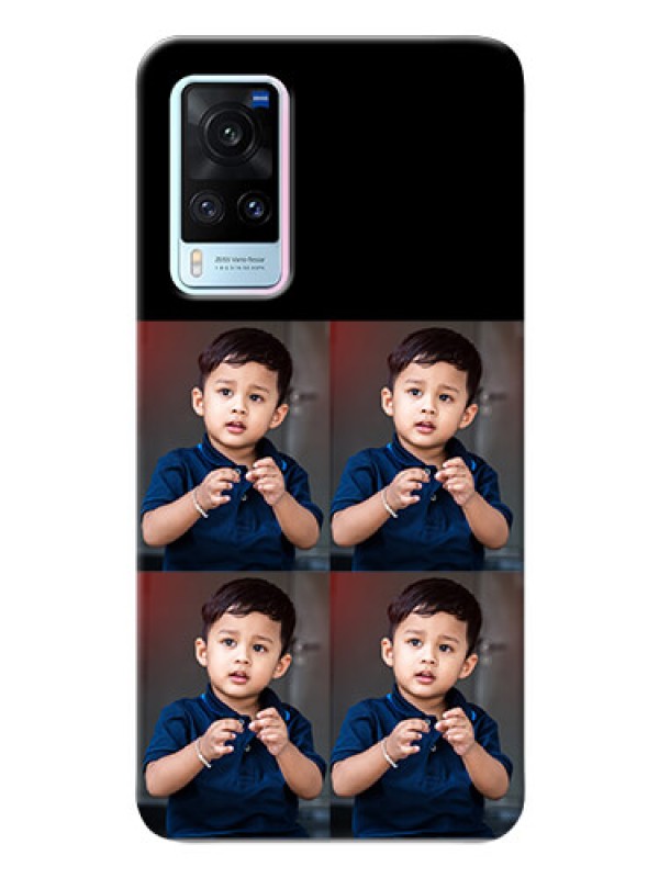Custom Vivo X60 5G 4 Image Holder on Mobile Cover