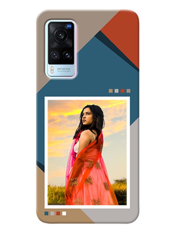 Custom Vivo X60 5G Mobile Back Covers: Retro color pallet Design