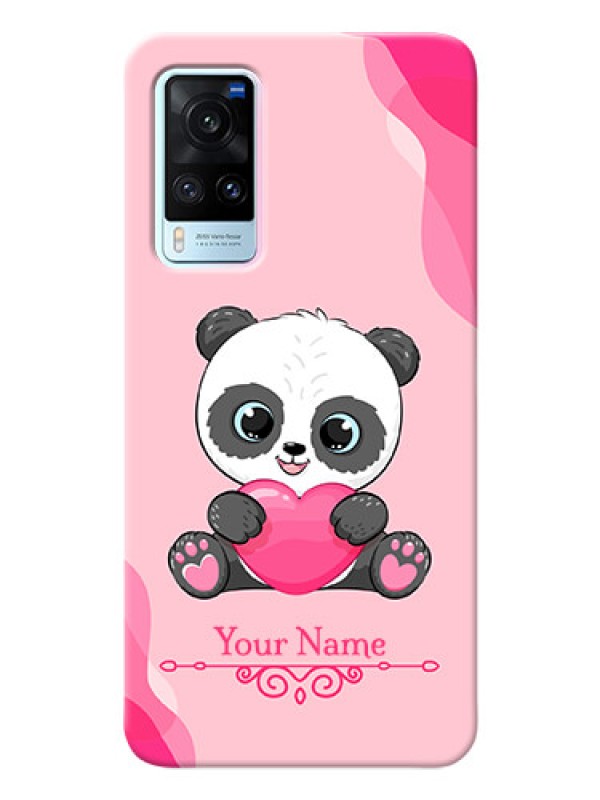 Custom Vivo X60 5G Mobile Back Covers: Cute Panda Design