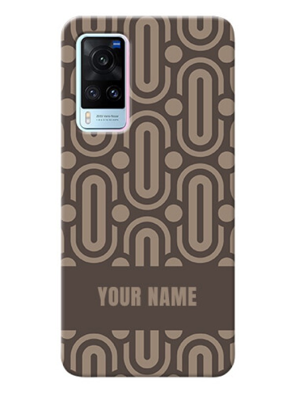 Custom Vivo X60 5G Custom Phone Covers: Captivating Zero Pattern Design