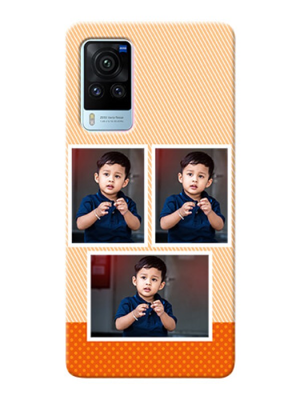 Custom Vivo X60 Pro 5G Mobile Back Covers: Bulk Photos Upload Design