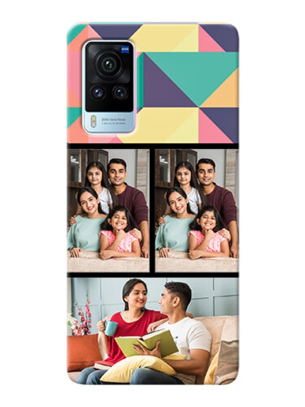 Custom Vivo X60 Pro 5G personalised phone covers: Bulk Pic Upload Design