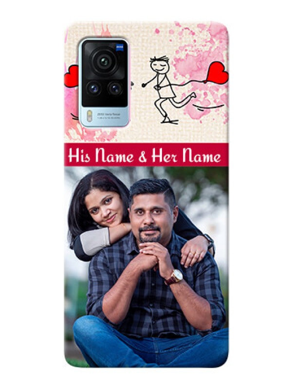 Custom Vivo X60 Pro 5G phone back covers: You and Me Case Design