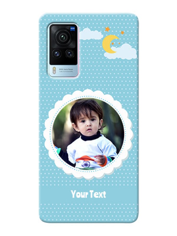 Custom Vivo X60 Pro 5G mobile cases online: violet Pattern Design