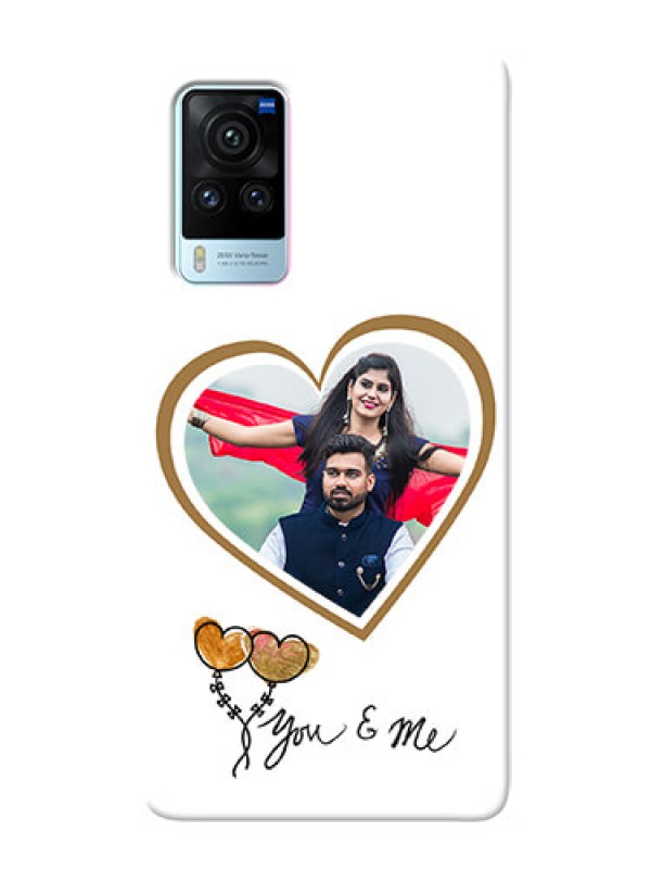 Custom Vivo X60 Pro 5G customized phone cases: You & Me Design