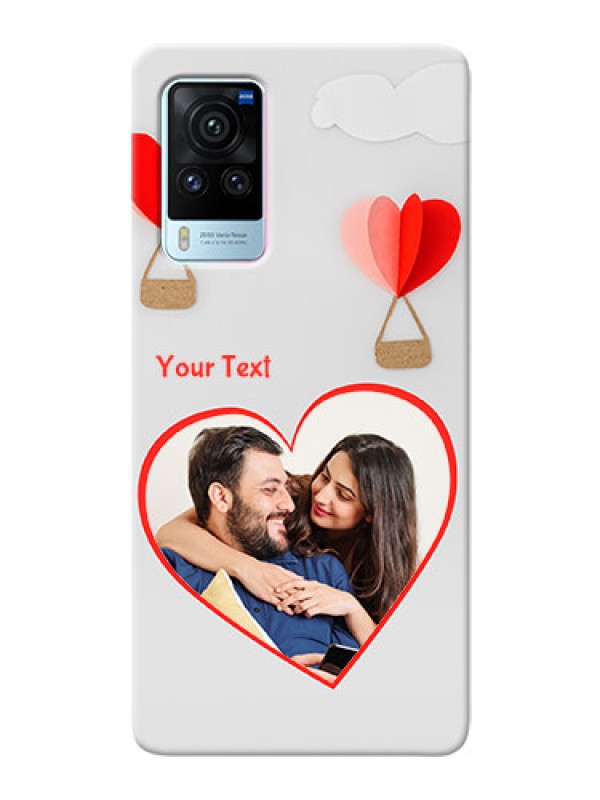 Custom Vivo X60 Pro 5G Phone Covers: Parachute Love Design