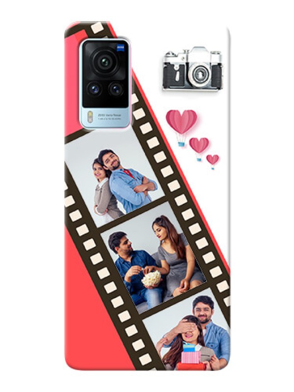 Custom Vivo X60 Pro 5G custom phone covers: 3 Image Holder with Film Reel