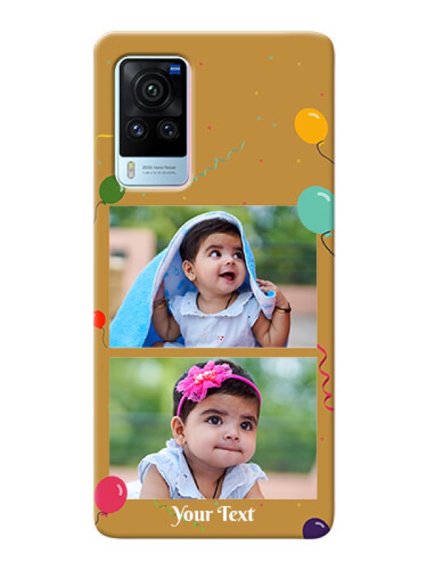 Custom Vivo X60 Pro 5G Phone Covers: Image Holder with Birthday Celebrations Design