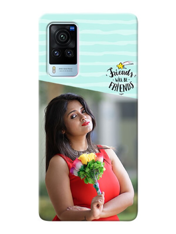 Custom Vivo X60 Pro 5G Mobile Back Covers: Friends Picture Icon Design