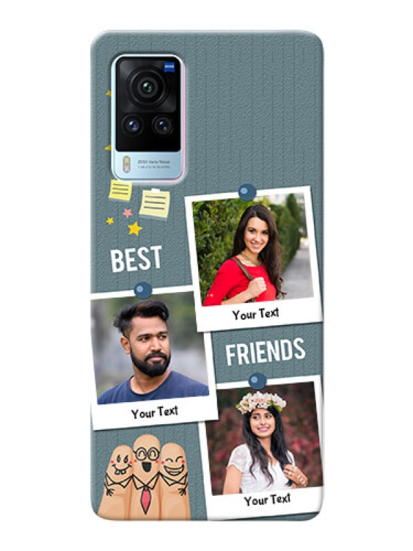 Custom Vivo X60 Pro 5G Mobile Cases: Sticky Frames and Friendship Design