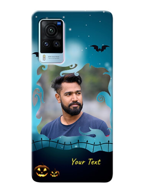 Custom Vivo X60 Pro 5G Personalised Phone Cases: Halloween frame design