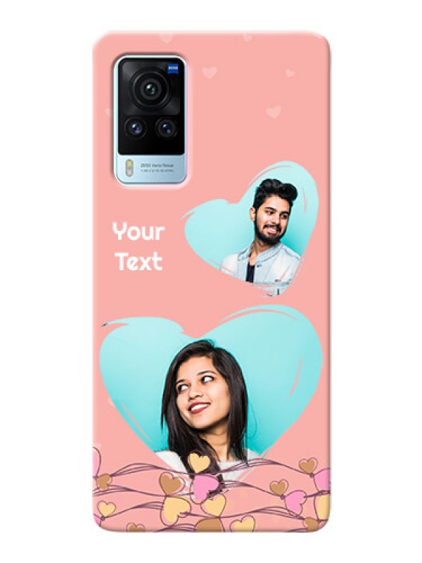 Custom Vivo X60 Pro 5G customized phone cases: Love Doodle Design