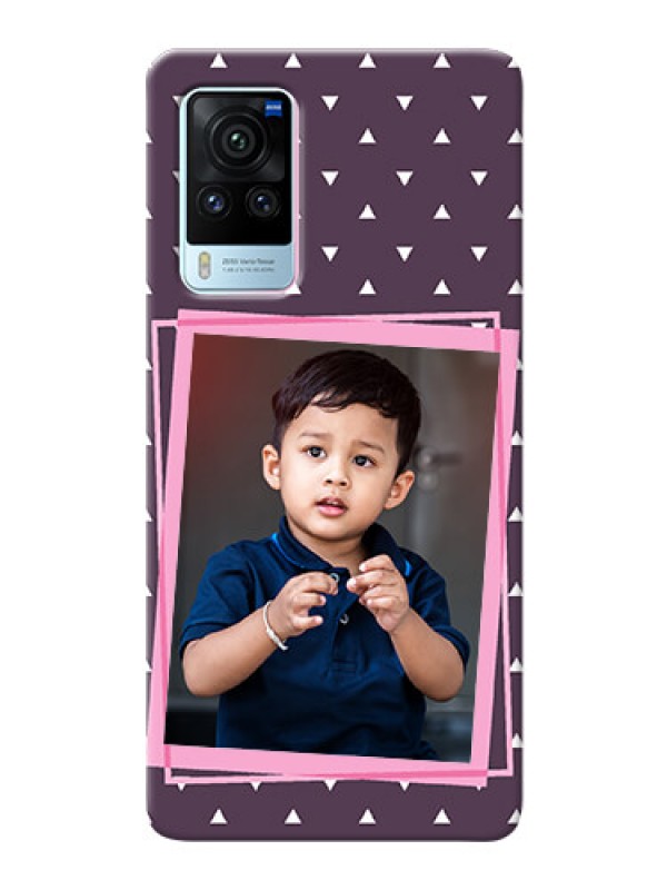 Custom Vivo X60 Pro 5G Phone Cases: Triangle Pattern Dotted Design