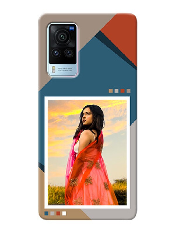 Custom Vivo X60 Pro 5G Mobile Back Covers: Retro color pallet Design