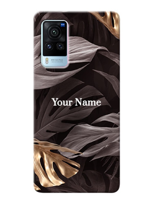 Custom Vivo X60 Pro 5G Mobile Back Covers: Wild Leaves digital paint Design