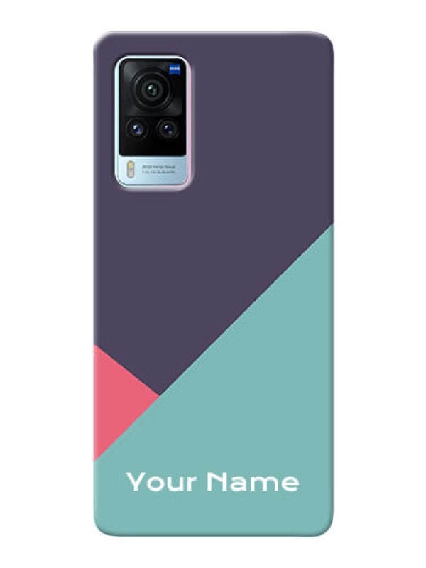 Custom Vivo X60 Pro 5G Custom Phone Cases: Tri Color abstract Design