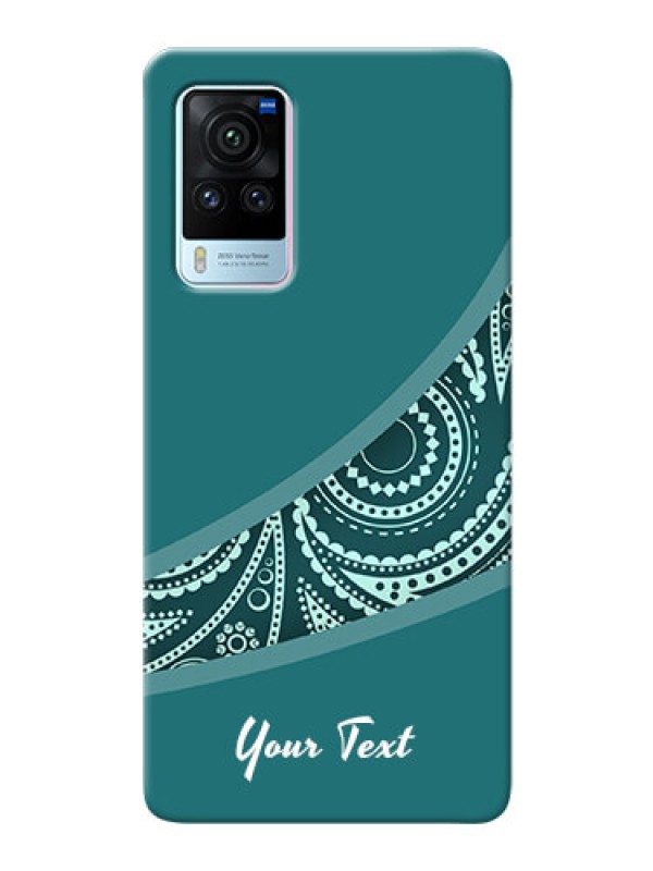 Custom Vivo X60 Pro 5G Custom Phone Covers: semi visible floral Design