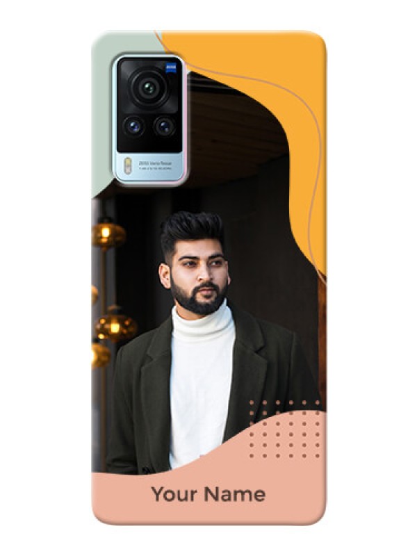 Custom Vivo X60 Pro 5G Custom Phone Cases: Tri-coloured overlay design