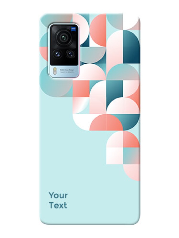 Custom Vivo X60 Pro 5G Back Covers: Stylish Semi-circle Pattern Design