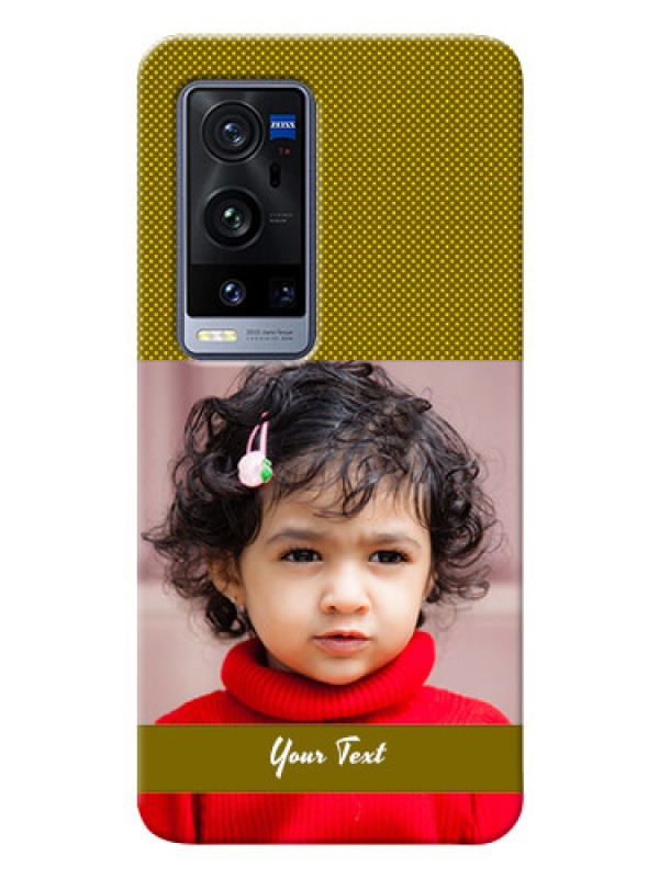 Custom Vivo X60 Pro Plus 5G custom mobile back covers: Simple Green Color Design