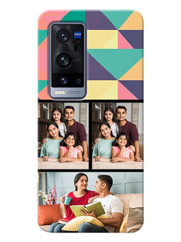 Custom Vivo X60 Pro Plus 5G personalised phone covers: Bulk Pic Upload Design