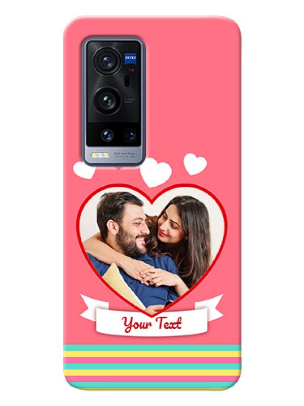 Custom Vivo X60 Pro Plus 5G Personalised mobile covers: Love Doodle Design