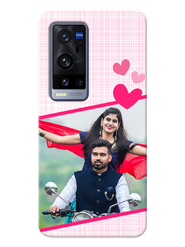Custom Vivo X60 Pro Plus 5G Personalised Phone Cases: Love Shape Heart Design