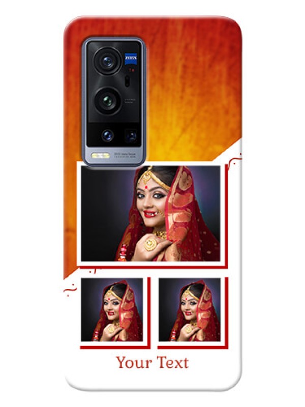 Custom Vivo X60 Pro Plus 5G Personalised Phone Cases: Wedding Memories Design  