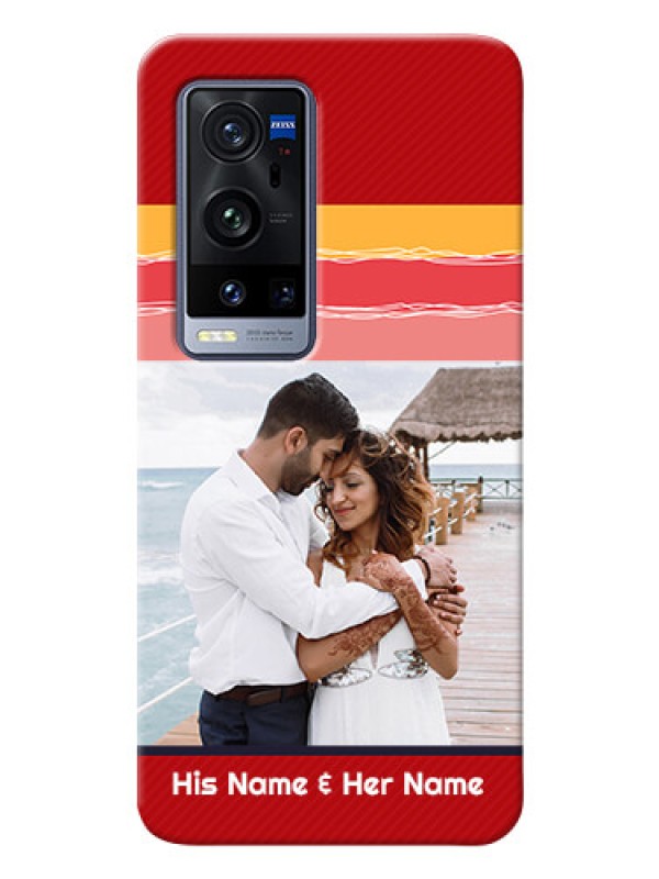Custom Vivo X60 Pro Plus 5G custom mobile phone covers: Colorful Case Design