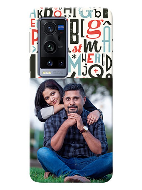 Custom Vivo X60 Pro Plus 5G custom mobile phone covers: Alphabet Design