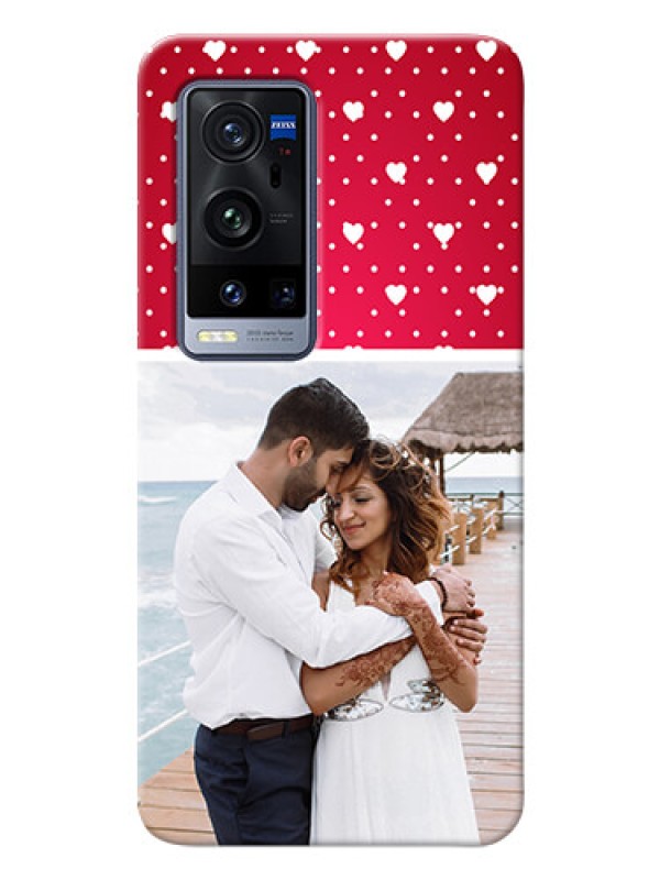 Custom Vivo X60 Pro Plus 5G custom back covers: Hearts Mobile Case Design