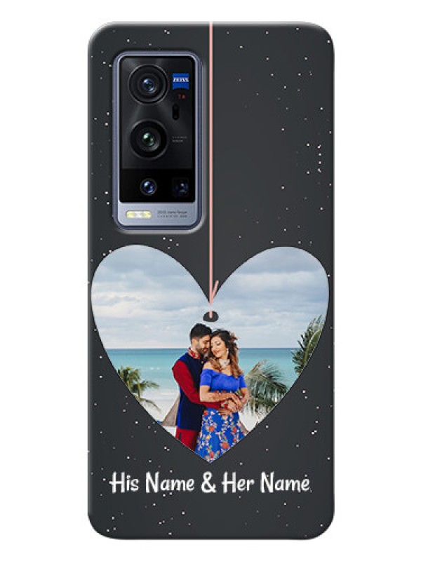 Custom Vivo X60 Pro Plus 5G custom phone cases: Hanging Heart Design