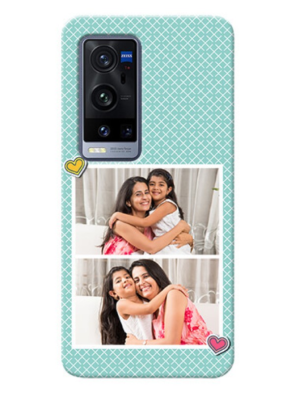 Custom Vivo X60 Pro Plus 5G Custom Phone Cases: 2 Image Holder with Pattern Design