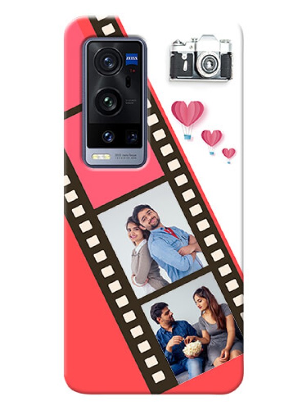Custom Vivo X60 Pro Plus 5G custom phone covers: 3 Image Holder with Film Reel