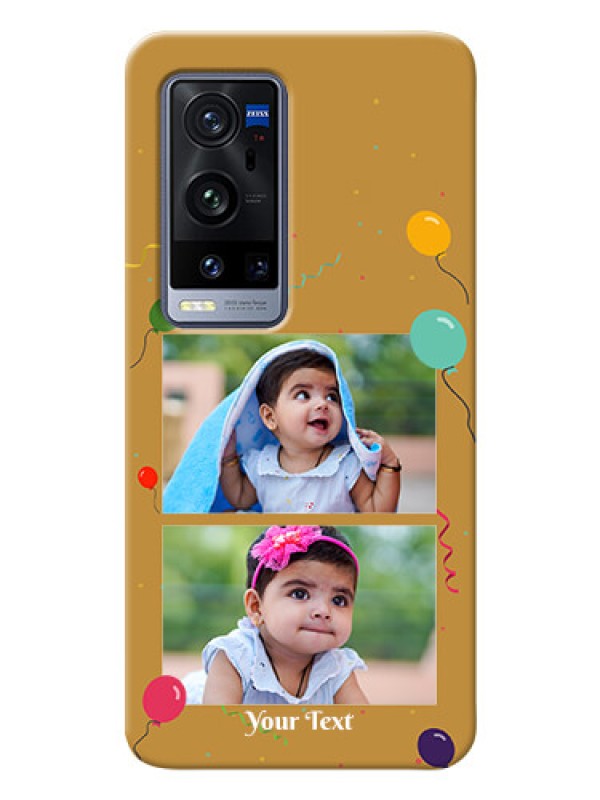 Custom Vivo X60 Pro Plus 5G Phone Covers: Image Holder with Birthday Celebrations Design