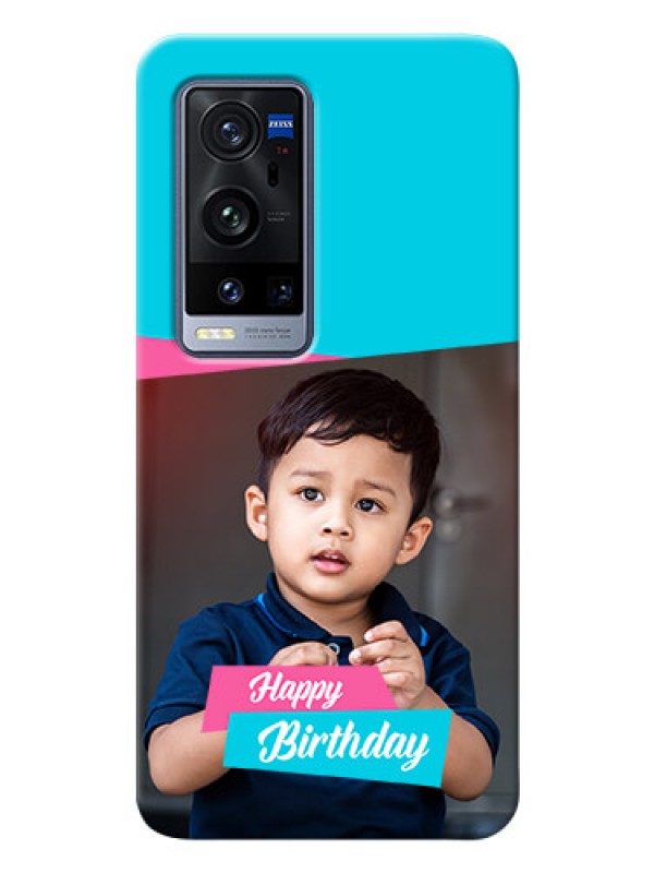 Custom Vivo X60 Pro Plus 5G Mobile Covers: Image Holder with 2 Color Design