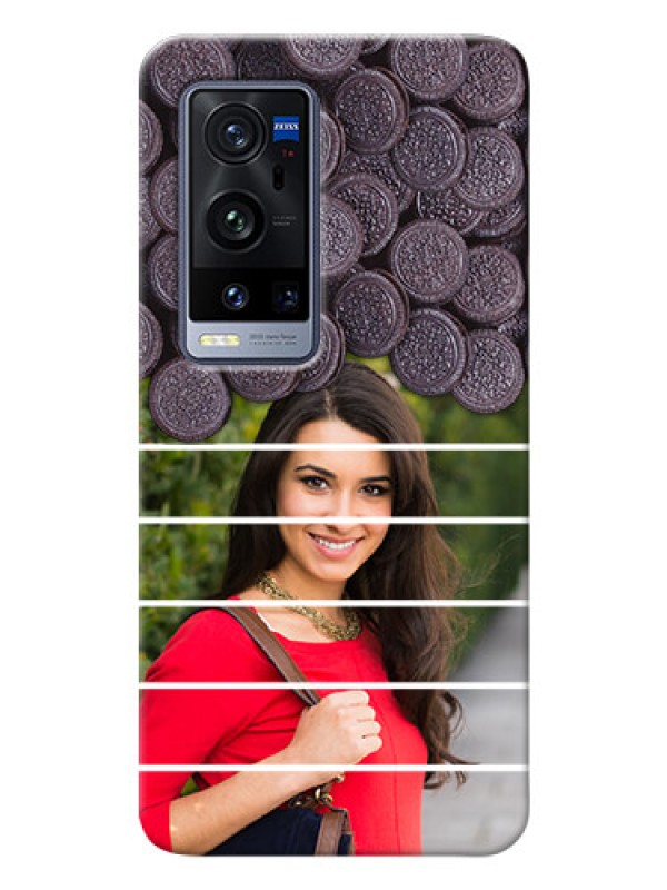 Custom Vivo X60 Pro Plus 5G Custom Mobile Covers with Oreo Biscuit Design
