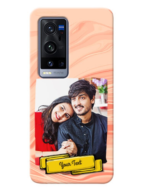 Custom Vivo X60 Pro Plus 5G Customized Phone Cases: Marble Texture Design