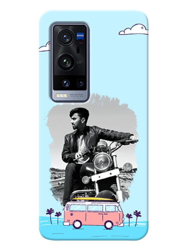Custom Vivo X60 Pro Plus 5G Mobile Covers Online: Travel & Adventure Design