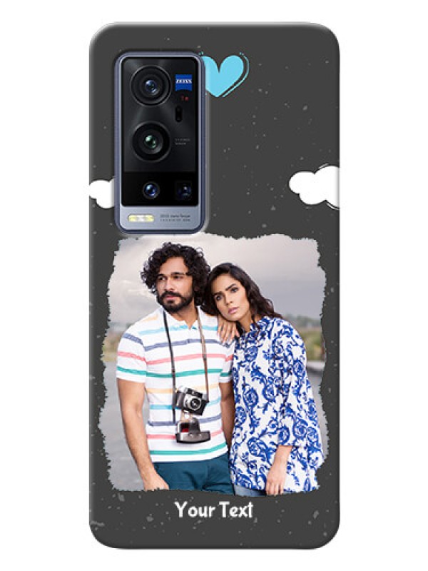 Custom Vivo X60 Pro Plus 5G Mobile Back Covers: splashes with love doodles Design