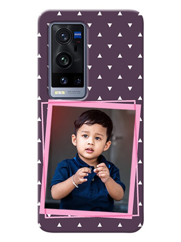 Custom Vivo X60 Pro Plus 5G Phone Cases: Triangle Pattern Dotted Design