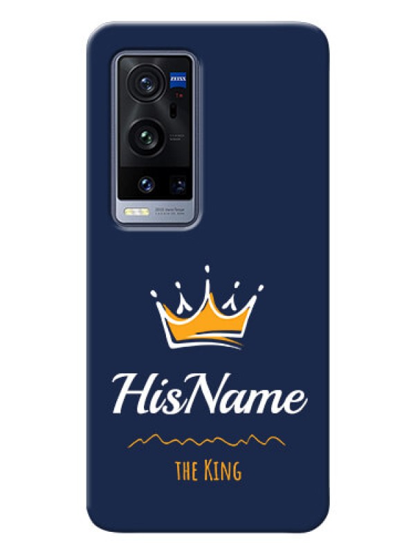 Custom Vivo X60 Pro Plus 5G King Phone Case with Name