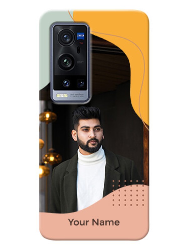 Custom Vivo X60 Pro Plus 5G Custom Phone Cases: Tri-coloured overlay design