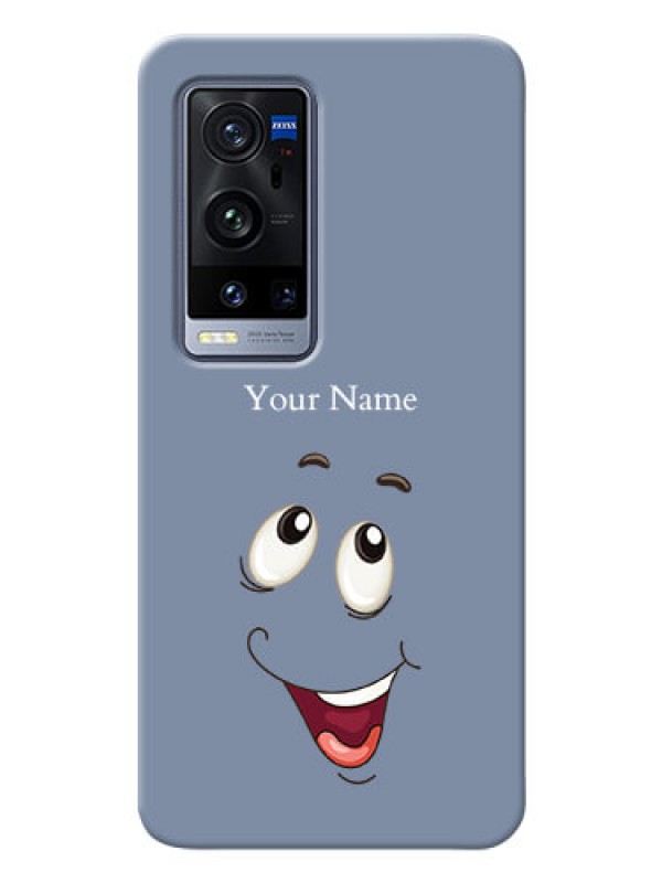 Custom Vivo X60 Pro Plus 5G Phone Back Covers: Laughing Cartoon Face Design