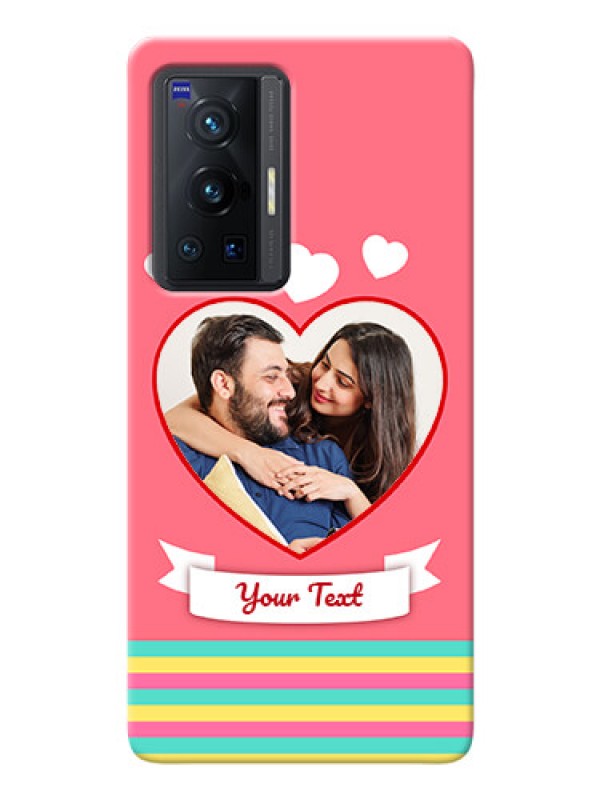 Custom Vivo X70 Pro 5G Personalised mobile covers: Love Doodle Design