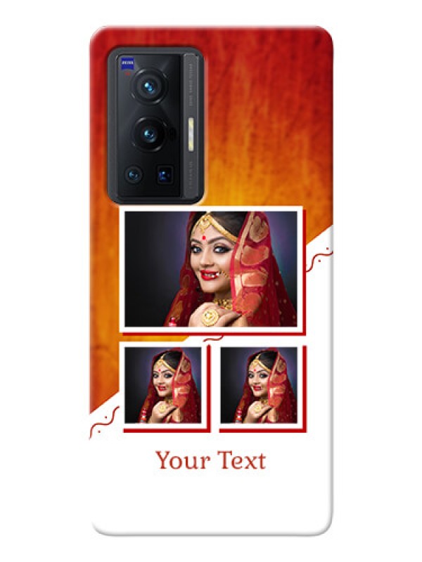 Custom Vivo X70 Pro 5G Personalised Phone Cases: Wedding Memories Design