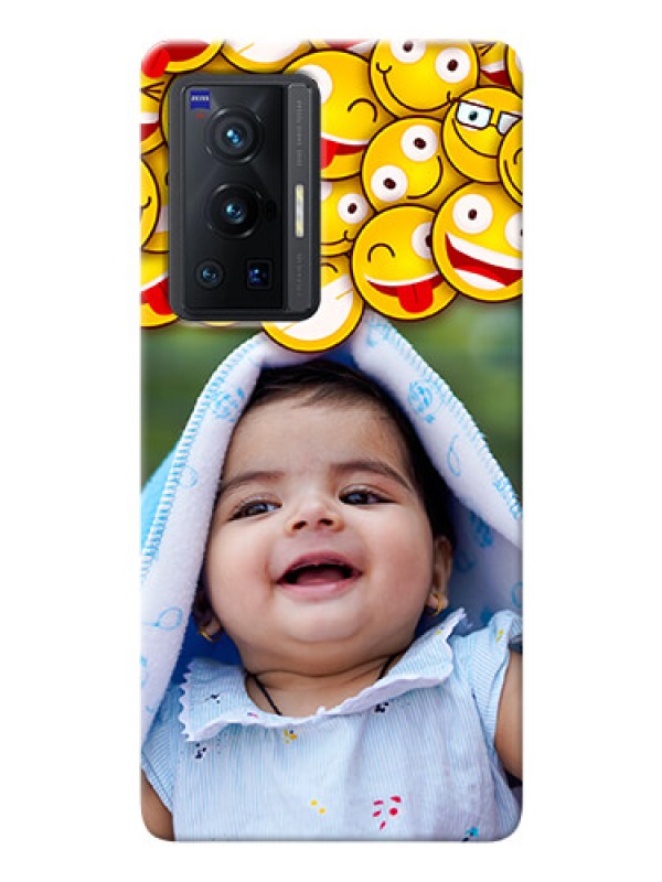 Custom Vivo X70 Pro 5G Custom Phone Cases with Smiley Emoji Design