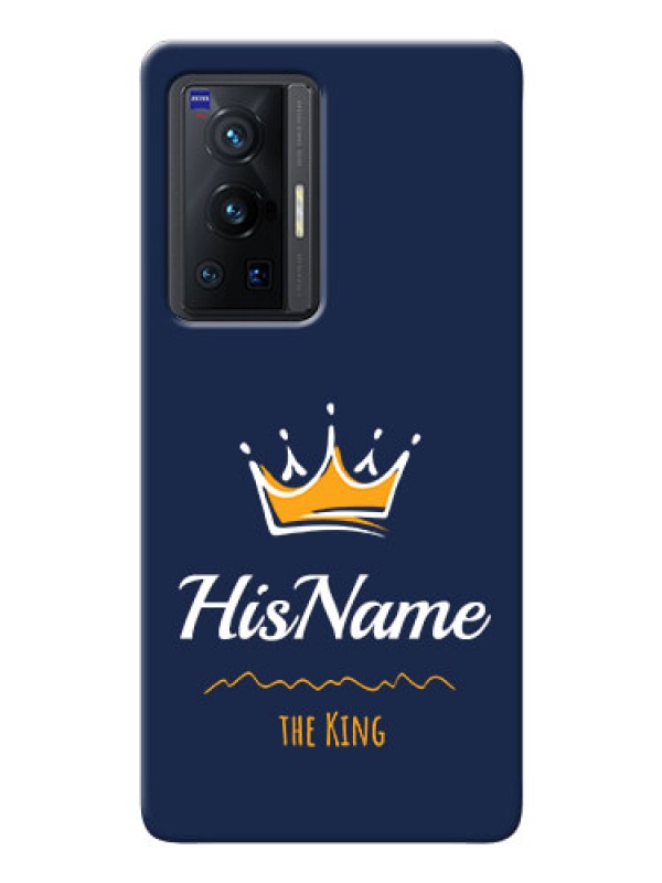 Custom Vivo X70 Pro 5G King Phone Case with Name