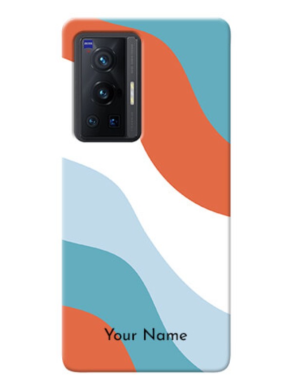Custom Vivo X70 Pro 5G Mobile Back Covers: coloured Waves Design